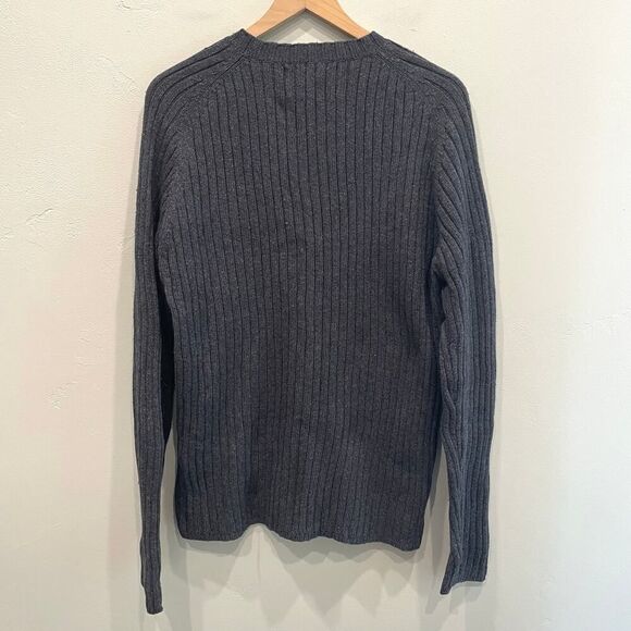 Abercrombie & Fitch Men's Charcoal Gray Wool Blend Sweater - Size: XL - Picture 2 of 5